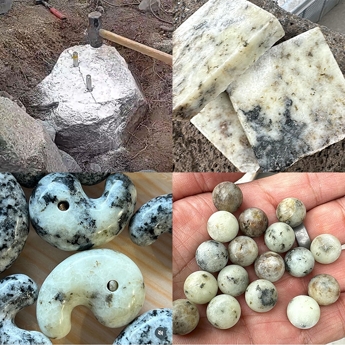杉石 ブレスレット 12mm 愛媛県 Sugilite スギライト 日本銘石
