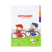 パティ＆ジミー クリアファイルA5 3P 3ポケット レトロ