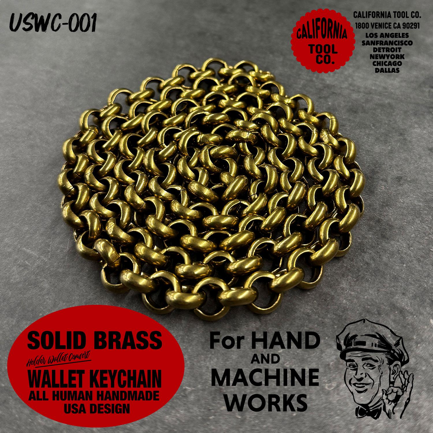SOLID BRASS WALLET CHAIN 真鍮 ブラス ウォレットチェーン 50cm