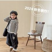 ★2024秋冬子供服★カジュアル系 カーディガン ニットセーター 韓国風子供服 トップス 防寒 温かい