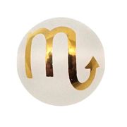 ≪特価品/国内在庫≫クォーツ水晶 丸玉星座丸玉ビーズ さそり座 約12mm