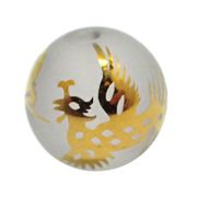 ≪特価品/国内在庫≫クォーツ水晶 丸玉鳳凰丸玉ビーズ 単品 約12mm