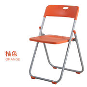 折りたたみ椅子厚手オレンジ