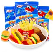 【24袋セット】グミ ソフトキャンディ ハンバーガー ピザ ホットドッグ フライドポテト コーラ 人気お菓子