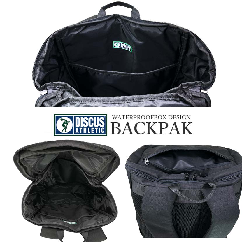 全2色 DISCUS ディスカス デカロゴ 撥水ボックス型 25L ナイロン