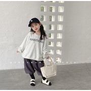 春秋新作 子供服 長袖トップス おしゃれ 男女兼用 ins風 90cm～160cm 2色