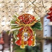 正月 〆飾り しめ飾り　水引 しめ縄リース しめ縄 正月飾り  信濃結び飾り お正月グッズ