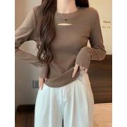 2025年春の人気新作 レディース トップス 長袖 Tシャツ インナー ファッション