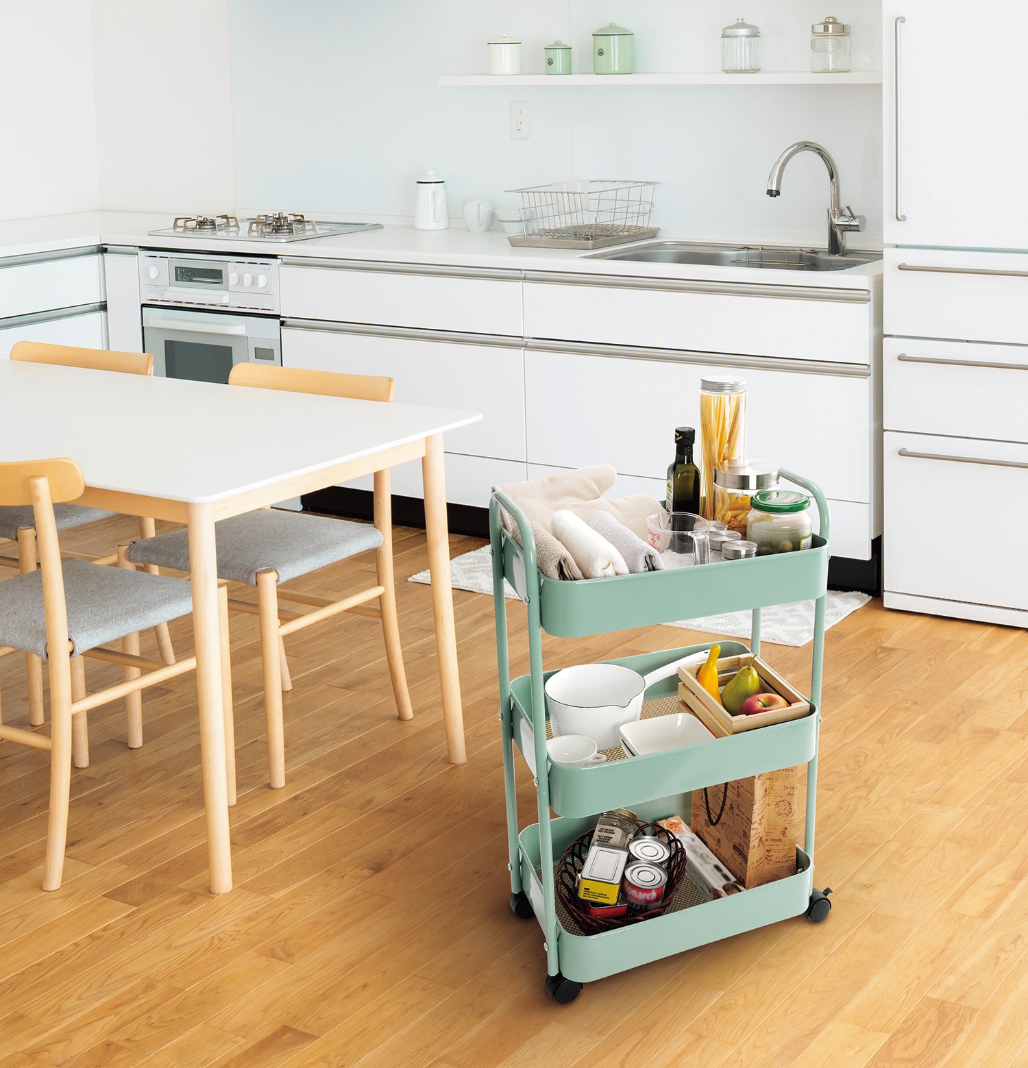 グリンデイ組立式スチールパイプ3段ラック NB-30 | 卸売・ 問屋