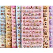 手芸diy用デコレーション 手帳用 貼り付け★粘着シール★立体キャラクターシール 3Dシール