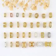 18Kゴールド ビーズ DIY クリスタル ネックレス ブレスレットジュエリーアクセサリー