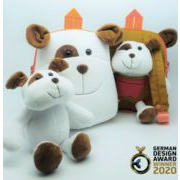 アンビクスデクスター3-in-1デュアルフェイス 田舎風犬リュックサック