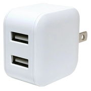 ミヨシ　MCO USB-ACアダプタ スリム 2.4A ホワイト MBP-US03/WH
