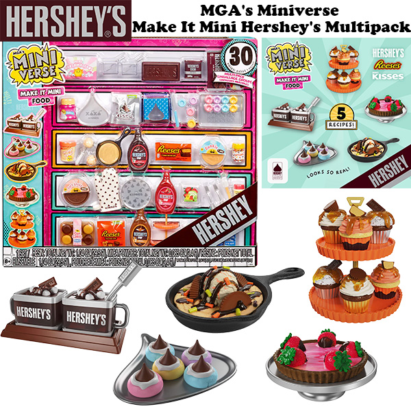 HERSHEY'S 、ハーシーズディスプレイ MGA's Miniverse Make It Mini Food Hershey Multipack 【ハーシーズ