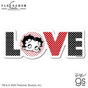 BETTY BOOP(TM) ビッグサイズステッカー LOVE ベティー ブープ(TM) アメリカ キャラクター グッズ BTY018
