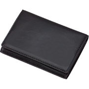 グロワール メモホルダー付名刺入れ 合皮製 ブラック GLN1054B