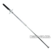 ガラス割り付き警棒　十字鍔　スクプレ　37　シルバー