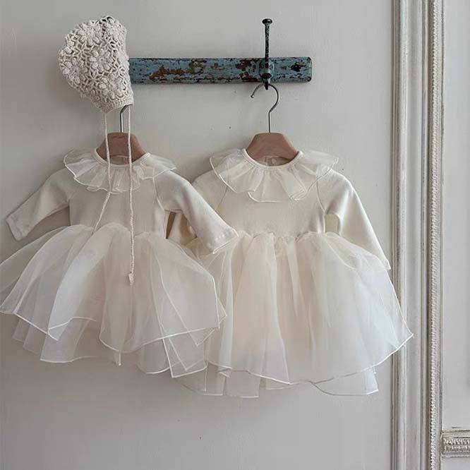 【2024春新作】韓国風子供服 ベビー服 キッズ 女の子 かわいい ベビー服 ワンピースロンパース　