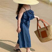【2023夏】韓国風子供服 ベビー服 キッズ 女の子 キャミソール セットアップ