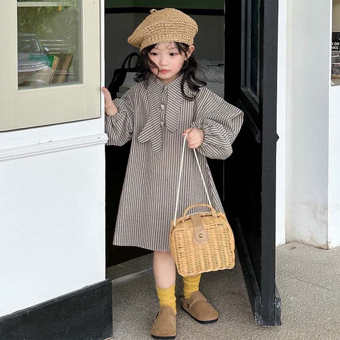 YOUTHBATH★韓国人気★YBX SOUP Puppy slip dress ワンピ 2024春新作】韓国風子供服 ベビー服 キッズ 女の子 かわいい