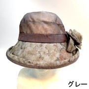 【帽子】【服飾雑貨】ローズリボンハット・花柄