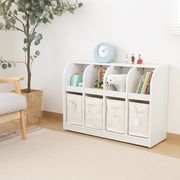 キッズブックラック オークWH