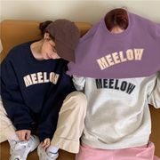 【秋服】韓国風レディース服　カジュアル　体型カバー　英字パーカー