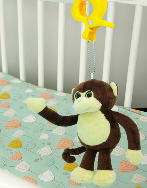 猿の赤ちゃんベビーベッド吊り下げおもちゃ