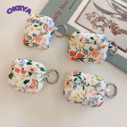 ブルーツゥースイヤホンカバー Airpodspro2カバー Airpods用保護ケース イヤホン保護用 花柄 可愛い