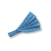 ひんやりヘアバンド　ジッパーポーチ入　網代　/冷感　ひんやり　タオル　熱中症