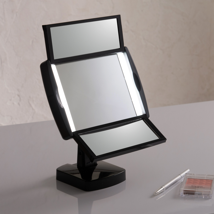 要問い合せ♥️海外インテリア空間♥️サロンにも♪三面鏡　卓上ミラー　鏡　キラキラ 要問い合せ♥️海外インテリア空間♥️サロンにも♪三面鏡卓上