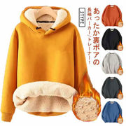 裏起毛 スウェット 裏ボア プルオーバー パーカー 無地 トレーナー レディース メンズ