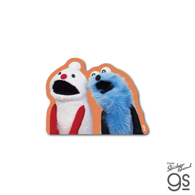 パペットスンスン ダイカットミニステッカー スンスンとノンノン