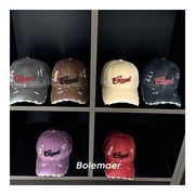 キッズ 子供用 キャップ 野球帽 ベースボールキャップ ダメージ加工