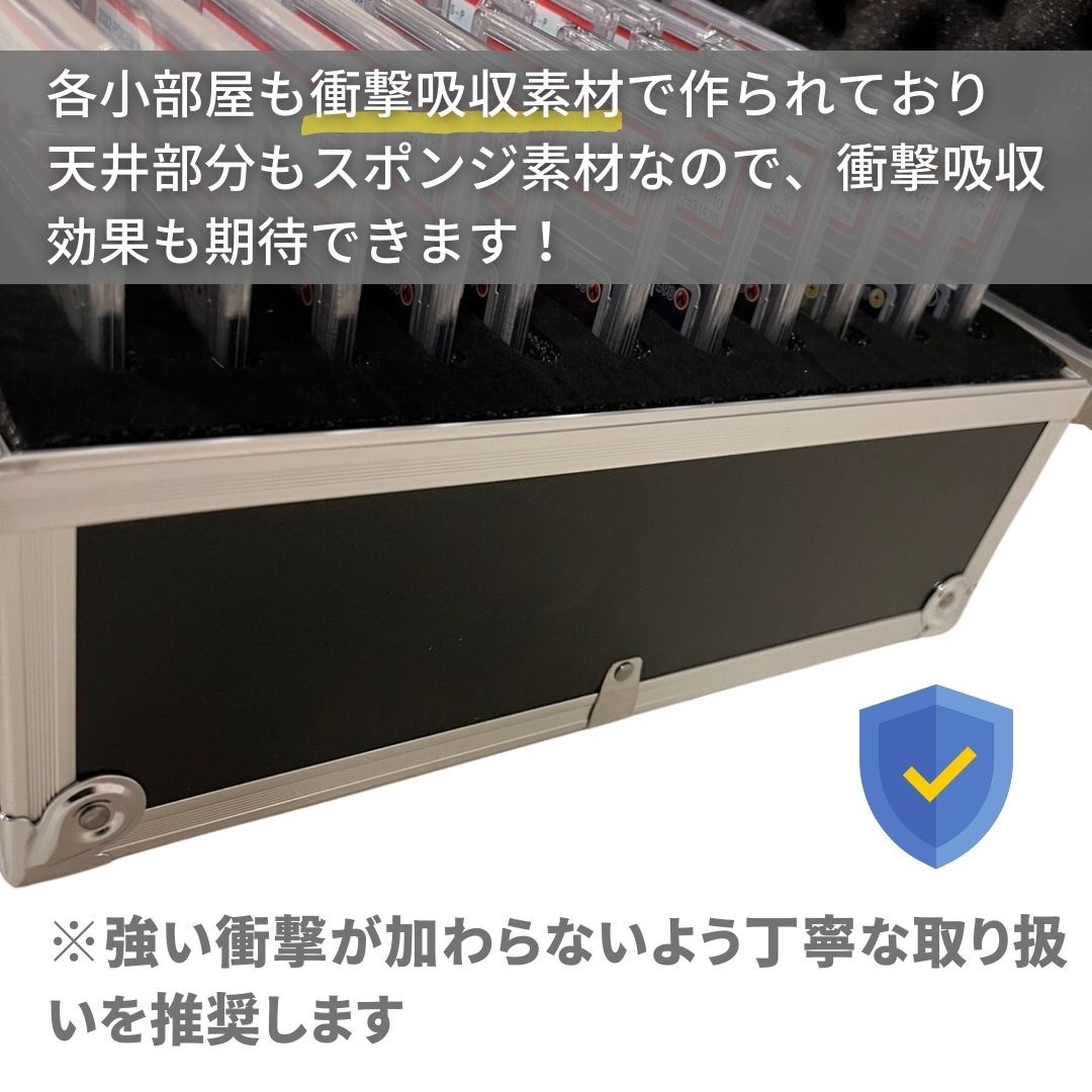 PSAアタッシュケース カード用 44枚収納可能 大容量 保護 ケース Amazon | [AiO JAPAN] カード用 psa アタッシュケース カード用