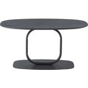 リビングテーブル/　センターテーブル 机 スリム おしゃれ モダン スチール  シンプル 高級感 黒