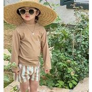韓国子供服 ベビー服 キッズ  男の子 長袖 水着２点セット80cm-135cm