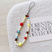 アクセサリー アップル サムスン 携帯ケース用 HQ 珠鎖短紐 2号