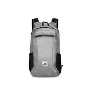 撥水ポータブルアウトドアリュック　ブラック　グレー　DL-200815