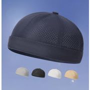【新発売】キャップ 帽子 ツバなし メッシュキャップ アウトドア 男女兼用 UVカット ロールキャップ