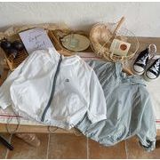 【2025秋新作】韓国風 子供服 日焼け止め服　コートアップ　★90-150CM