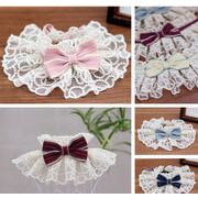 よだれかけ 犬用よだれかけ ペット用品 猫犬用よだれかけ ペット用の首輪 ペット用よだれかけ レース