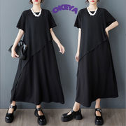 レディース服　ワンピース　ロングワンピース　Aラインワンピース　ゆったり　シンプル　2025年夏新作
