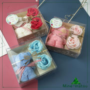 母の日ギフト パラ 記念日 タオル ソープフラワー 枯れないお花 シャボンフラワー 誕生日