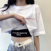 【日本倉庫即納】 ヘソ出しtシャツ タンクトップ 韓国