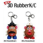 ポテトヘッド 3D ラバー キーホルダー キーチェーン PotatoHead トイストーリー