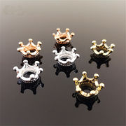王冠 リング型チャーム ゴールド レジン ブレスレット パーツ ハンドメイド アクセサリーパーツ 専門店