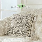 Jennifer Taylor ジェニファーテイラー☆クッション 45cm タッセル Strawberry Thief GR イチゴ泥棒