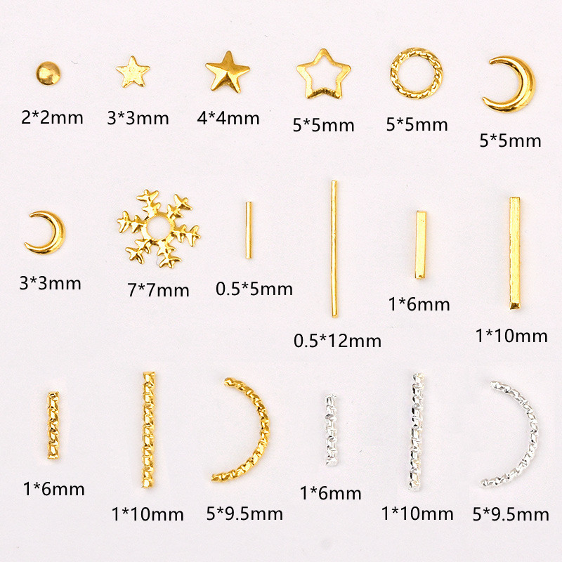 メタルスタッズ ネイルパーツ デコレーション ジェルネイル