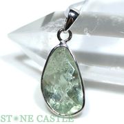 ☆一点物☆【ペンダントトップ】グリーンアメジスト (ブリリアンカット) No.60